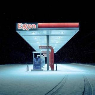 Gas station iPhone wallpaper