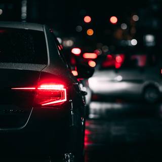 Night car mobile wallpaper