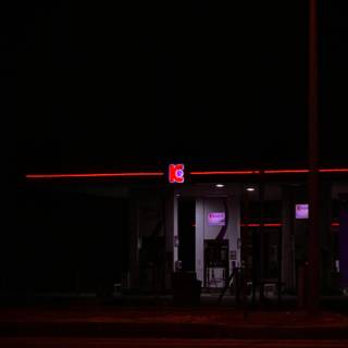 Gas station iPhone wallpaper