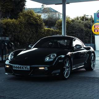 Gas station iPhone wallpaper