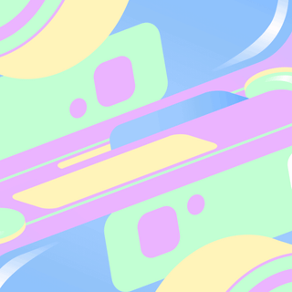 Aesthetic retro phone wallpaper