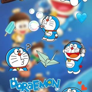 iPhone Doraemon wallpaper
