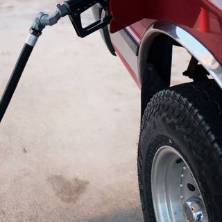 Gas station iPhone wallpaper