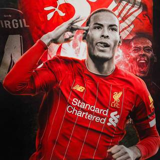 Van Dijk phone wallpaper