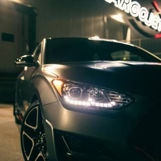 Car light iPhone wallpaper