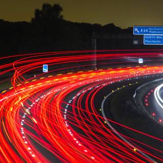 Car light iPhone wallpaper