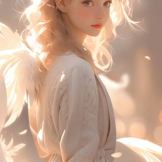 iPhone angel wallpaper