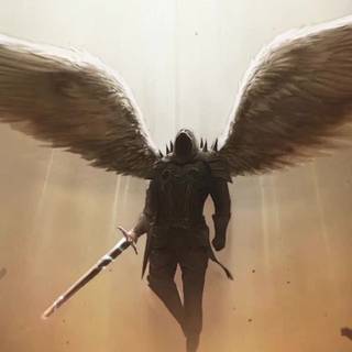 iPhone angel wallpaper