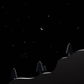 Black minimalistic phone wallpaper