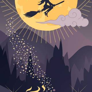 Witchy iPhone wallpaper