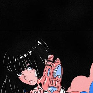 Anime grunge phone wallpaper