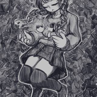 Anime grunge phone wallpaper