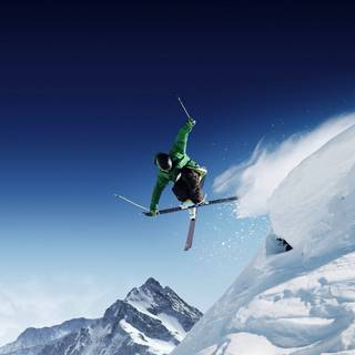 Ski freeride wallpaper