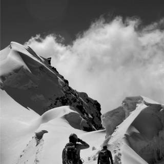 Skiing phone wallpaper