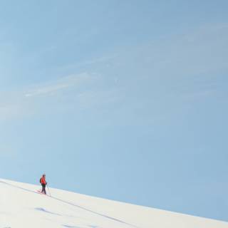 Skiing phone wallpaper