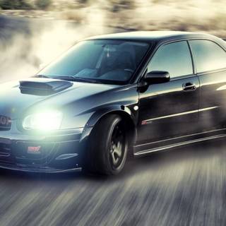 Car drifting phone wallpaper