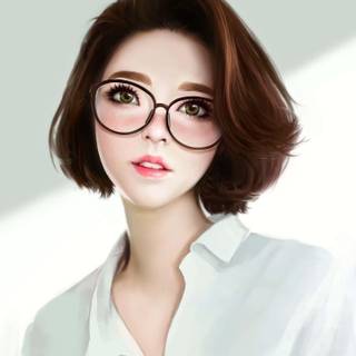 Korean girl phone wallpaper