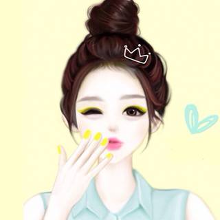 Korean girl phone wallpaper