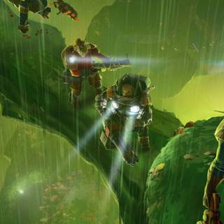 Deep Rock Galactic phone wallpaper