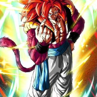 Gogeta SSJ4 phone wallpaper