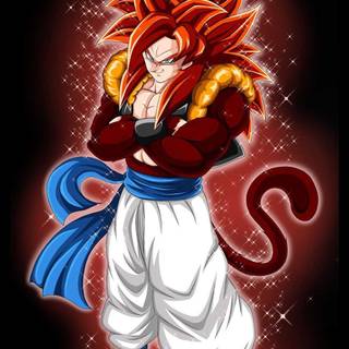 Gogeta SSJ4 phone wallpaper