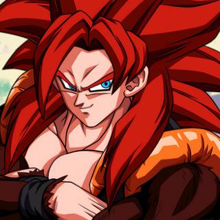 Gogeta SSJ4 phone wallpaper