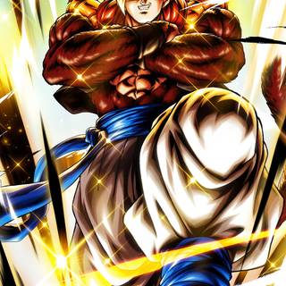 Gogeta SSJ4 phone wallpaper