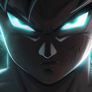 Glowing anime phone wallpaper