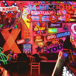 iPhone 13 Pro Max neon wallpaper