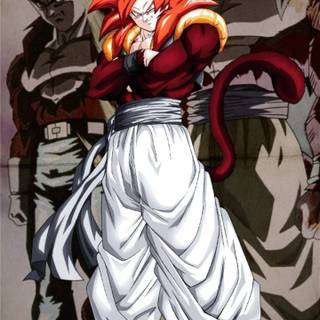 Gogeta SSJ4 phone wallpaper