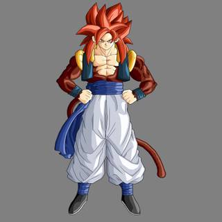 SSJ 4 Gogeta desktop wallpaper