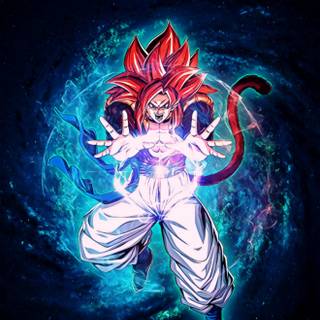 Gogeta SSJ4 phone wallpaper