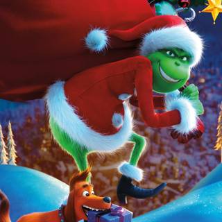 The Grinch phone wallpaper