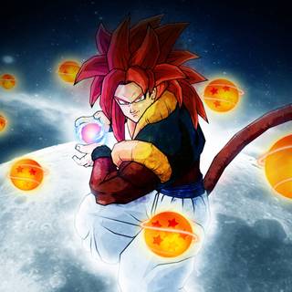 SSJ 4 Gogeta desktop wallpaper