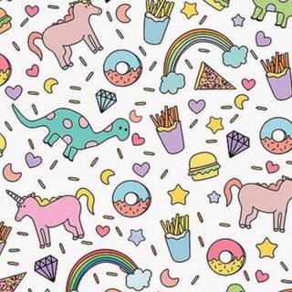 Cute unicorn phone wallpaper