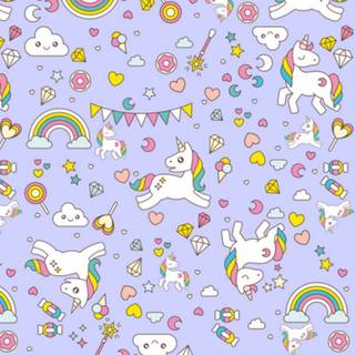 Cute unicorn phone wallpaper