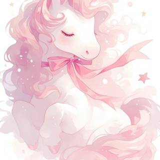 Cute unicorn phone wallpaper