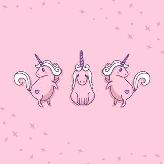 Cute unicorn phone wallpaper