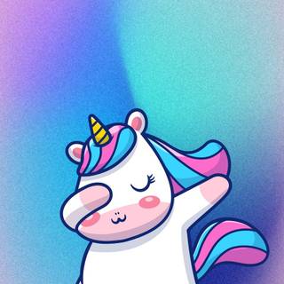 Cute unicorn phone wallpaper
