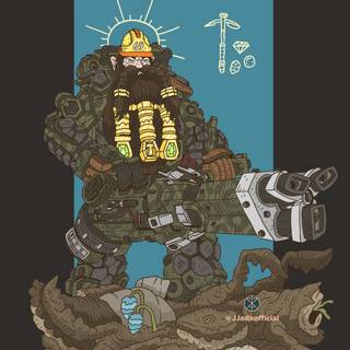 Deep Rock Galactic phone wallpaper