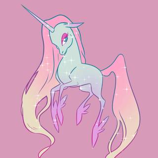 Cute unicorn phone wallpaper