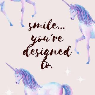 Cute unicorn phone wallpaper