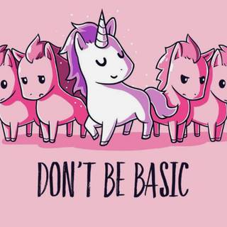 Cute unicorn phone wallpaper