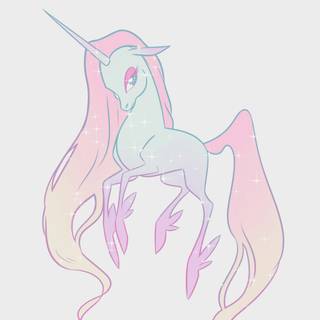 Cute unicorn phone wallpaper