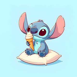 Stitch Ice Cream wallpaper
