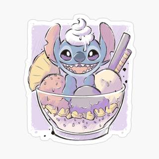 Stitch Ice Cream wallpaper