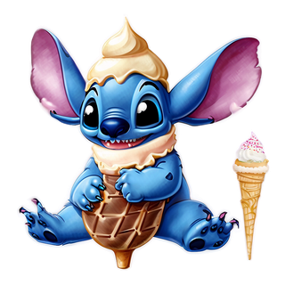 Stitch Ice Cream wallpaper