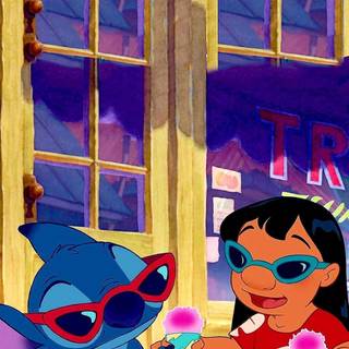 Stitch Ice Cream wallpaper