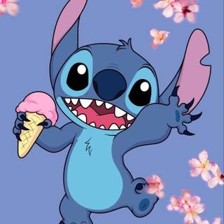 Stitch Ice Cream wallpaper