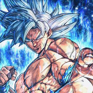 Ultra Instinct Goku manga wallpaper